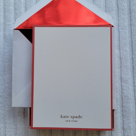 Kate Spade Mistletoe Holiday Card Set - Picture 3 of 6
